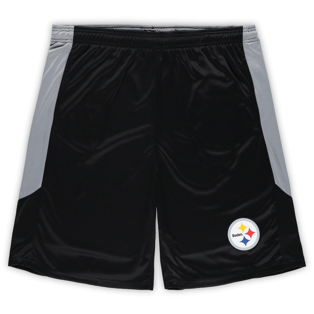 Pittsburgh Steelers Fanatics Big & Tall Team Logo Shorts