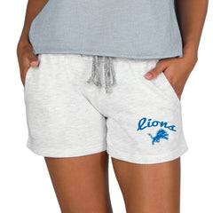 Detroit Lions  Concepts Sport Women's Mainstream Terry Lounge Shorts