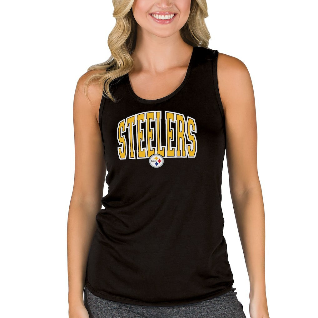 Pittsburgh Steelers  Concepts Sport Women's Marathon Racer Back Tank Top