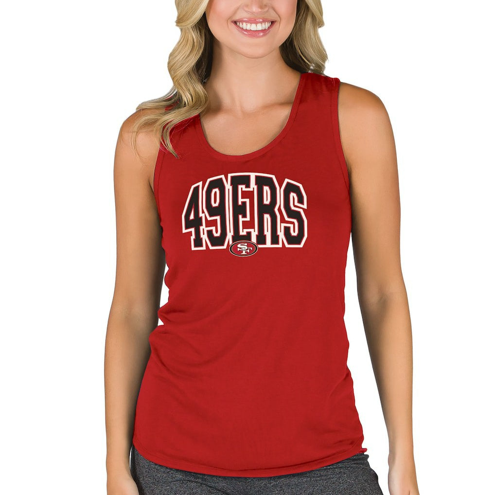 San Francisco 49ers  Concepts Sport Women's Marathon Racer Back Tank Top