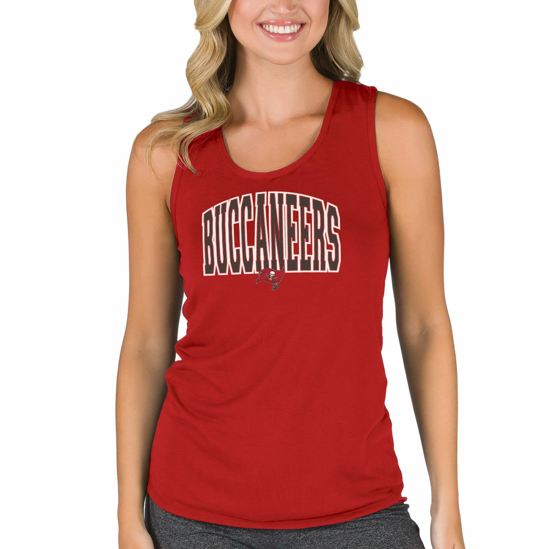 Tampa Bay Buccaneers  Concepts Sport Women's Marathon Racer Back Tank Top