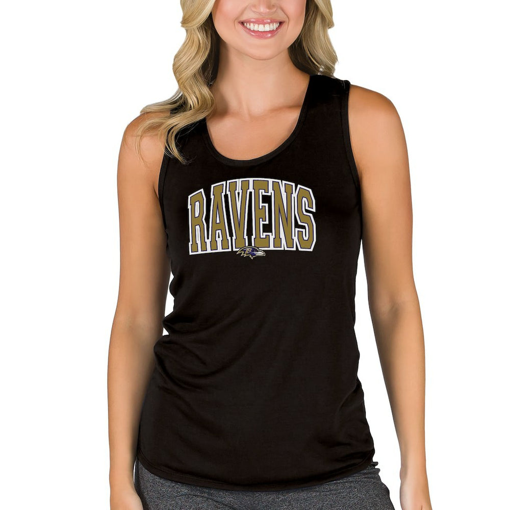 Baltimore Ravens  Concepts Sport Women's Marathon Racer Back Tank Top