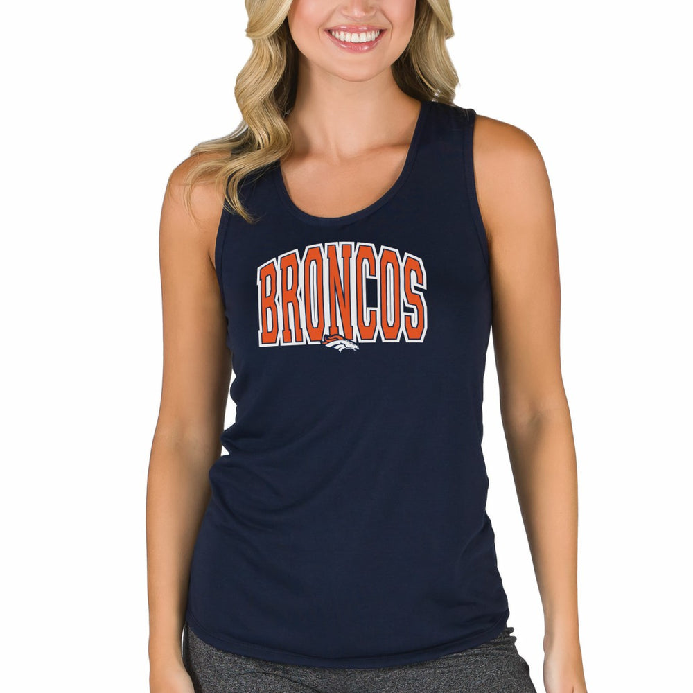 Denver Broncos  Concepts Sport Women's Marathon Racer Back Tank Top