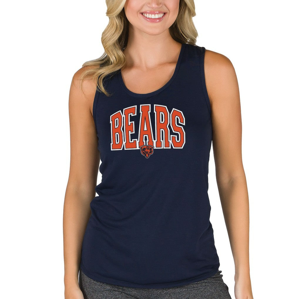 Chicago Bears  Concepts Sport Women's Marathon Racer Back Tank Top