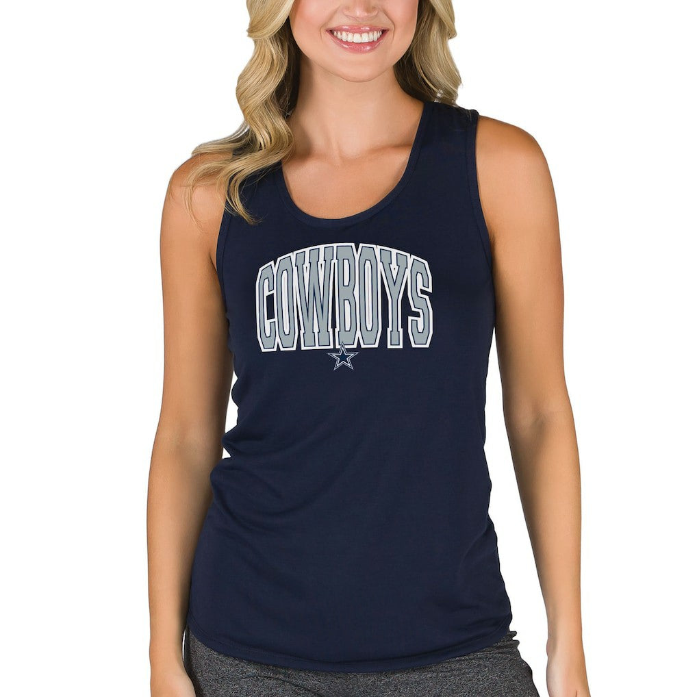 Dallas Cowboys  Concepts Sport Women's Marathon Racer Back Tank Top