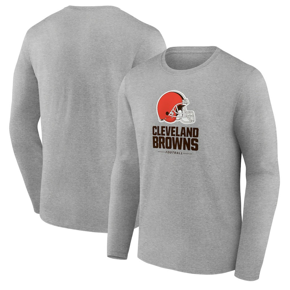 Cleveland Browns  Team Lockup Long Sleeve T-Shirt