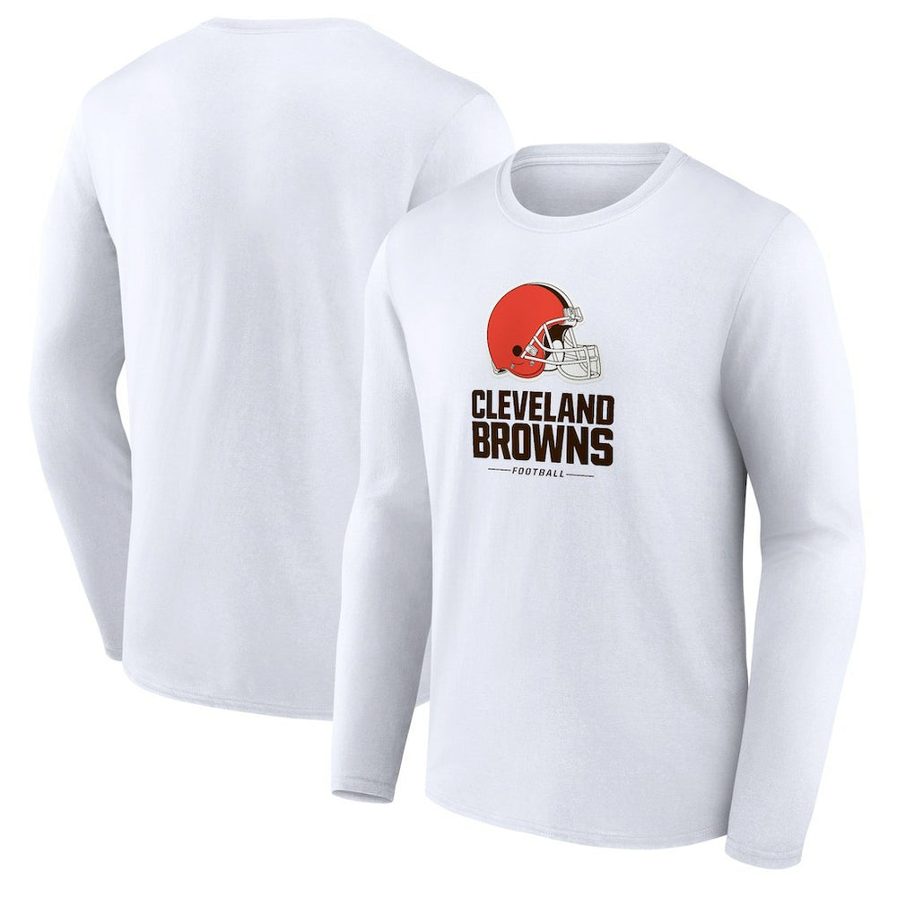 Cleveland Browns  Team Lockup Long Sleeve T-Shirt