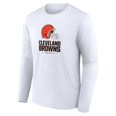 Cleveland Browns  Team Lockup Long Sleeve T-Shirt
