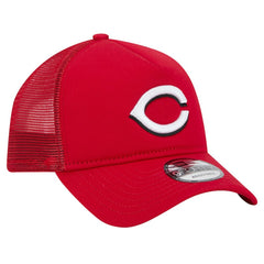 Cincinnati Reds New Era 9FORTY A-Frame Trucker Adjustable Hat | MLB Outlet