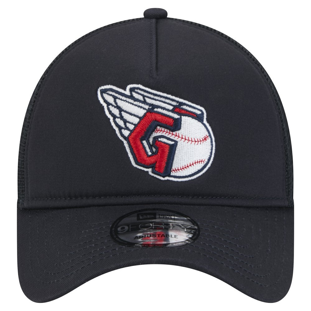 Cleveland Guardians New Era 9FORTY A-Frame Trucker Adjustable Hat | MLB New