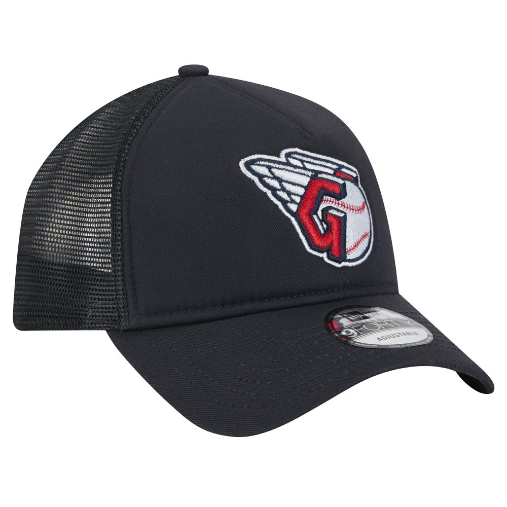 Cleveland Guardians New Era 9FORTY A-Frame Trucker Adjustable Hat | MLB New