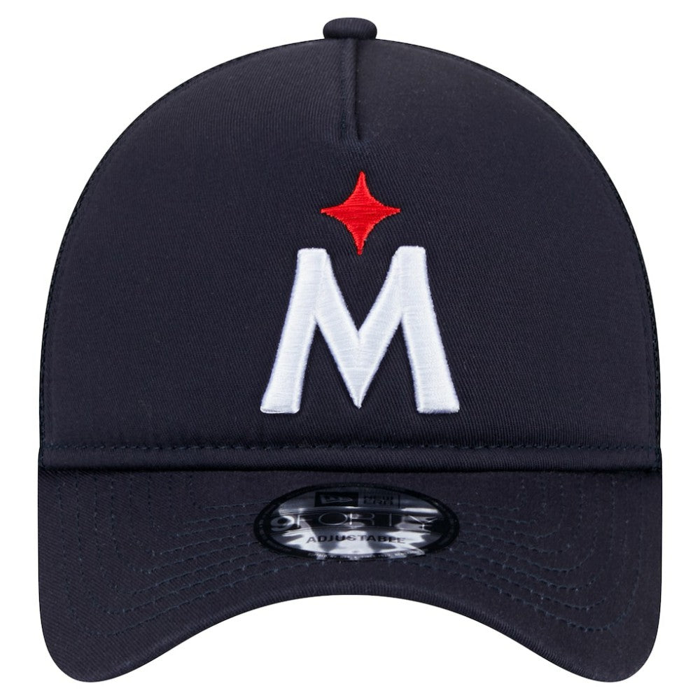Minnesota Twins New Era 9FORTY A-Frame Trucker Adjustable Hat | MLB For sale