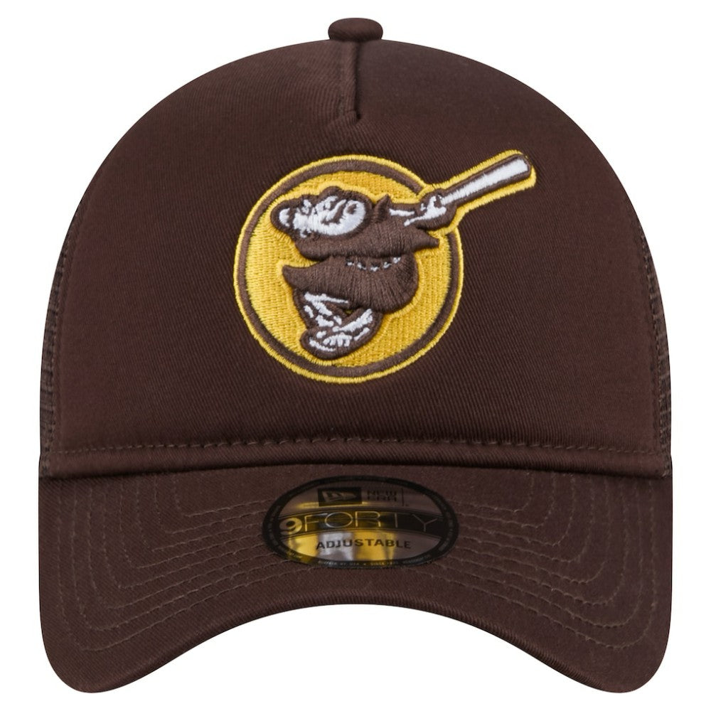 San Diego Padres New Era 9FORTY A-Frame Trucker Adjustable Hat | MLB Sale