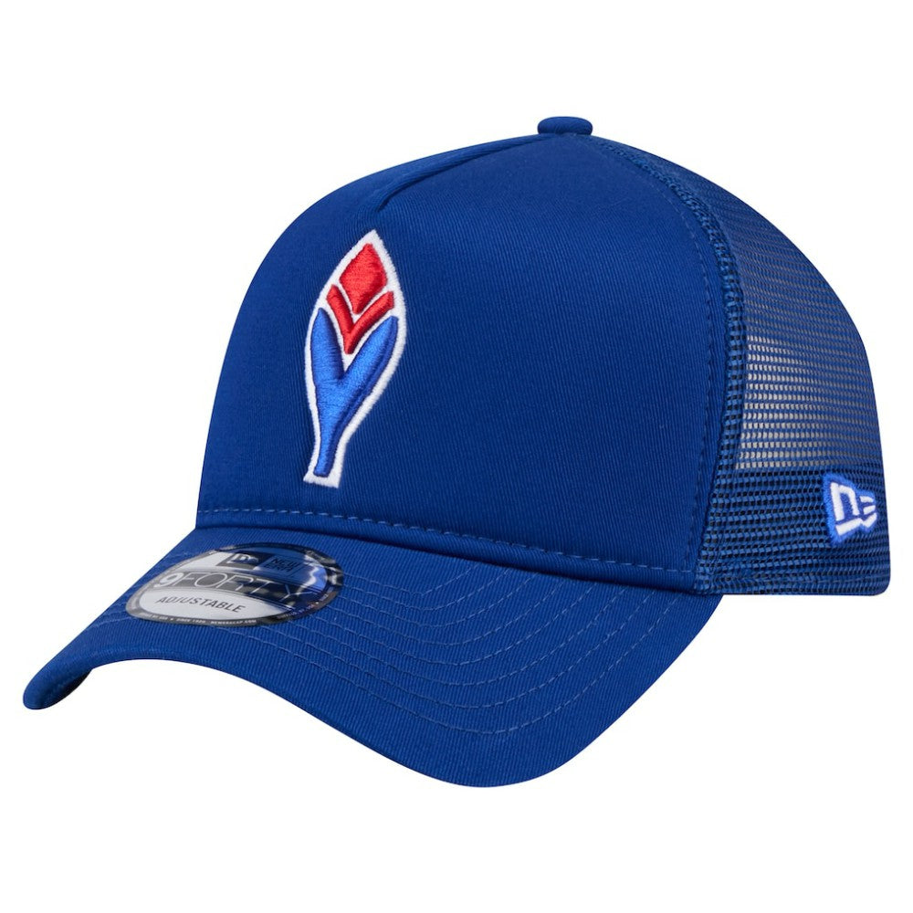 Atlanta Braves New Era 9FORTY A-Frame Trucker Adjustable Hat | MLB Online