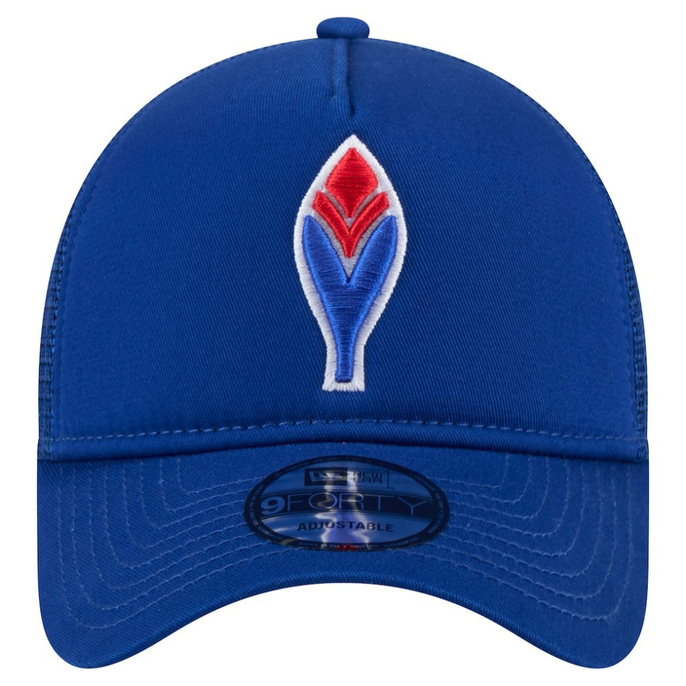 Atlanta Braves New Era 9FORTY A-Frame Trucker Adjustable Hat | MLB Online