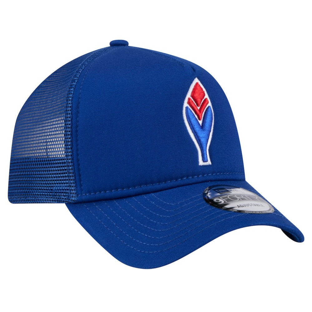 Atlanta Braves New Era 9FORTY A-Frame Trucker Adjustable Hat | MLB Online