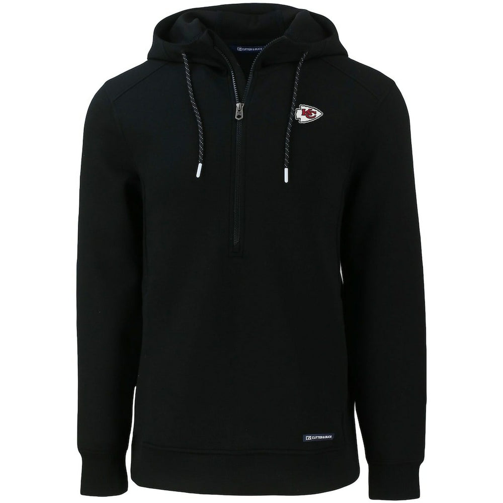 Kansas City Chiefs  Cutter & Buck Primary Mark Roam Eco Recycled Half-Zip Pullover Hoodie