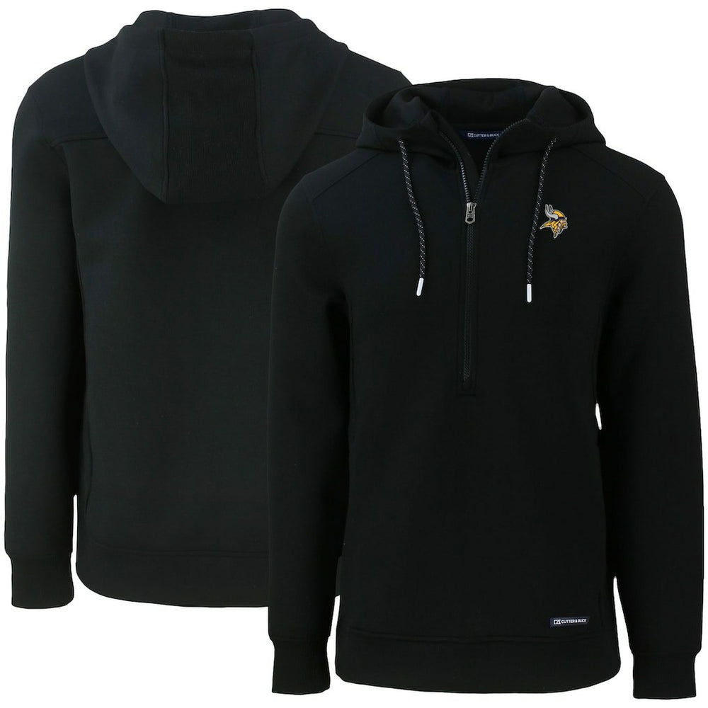 Minnesota Vikings  Cutter & Buck Primary Mark Roam Eco Recycled Half-Zip Pullover Hoodie