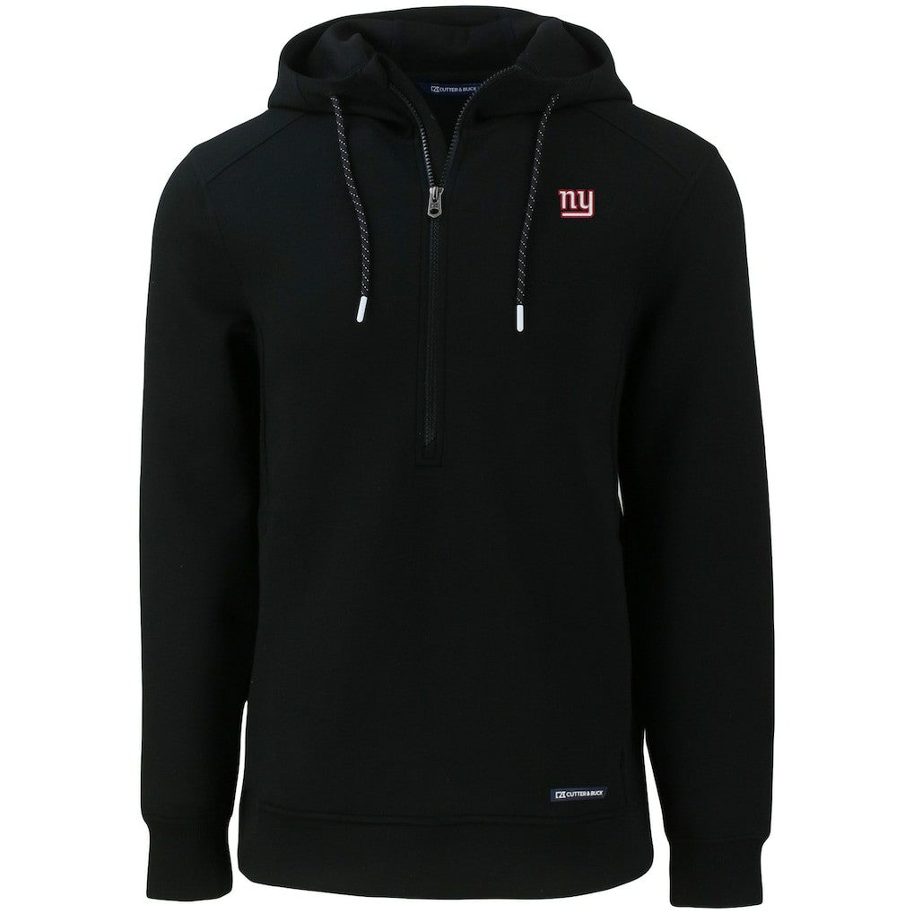 New York Giants  Cutter & Buck Primary Mark Roam Eco Recycled Half-Zip Pullover Hoodie