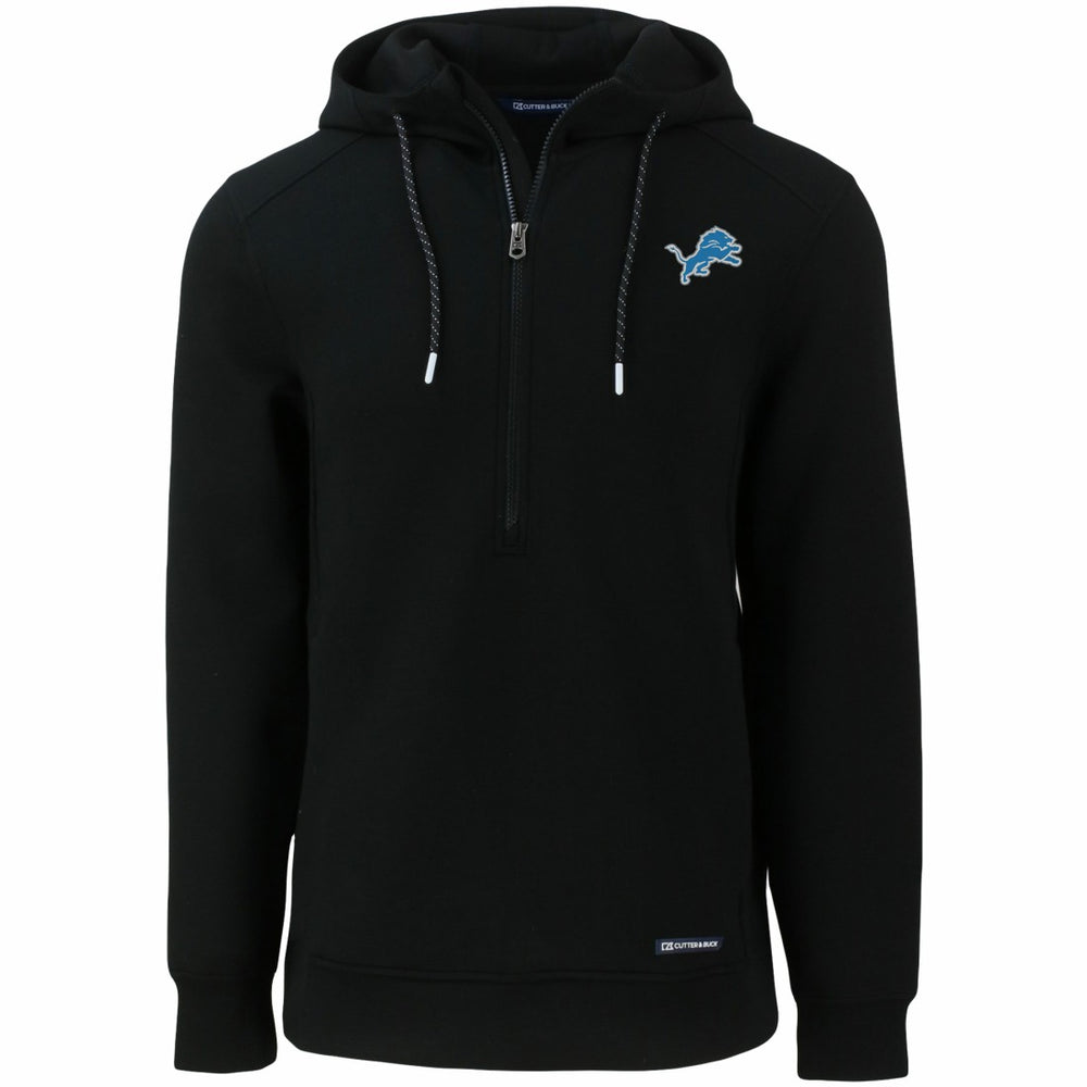 Detroit Lions  Cutter & Buck Primary Mark Roam Eco Recycled Half-Zip Pullover Hoodie