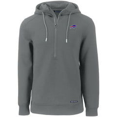Buffalo Bills  Cutter & Buck Primary Mark Roam Eco Recycled Half-Zip Pullover Hoodie