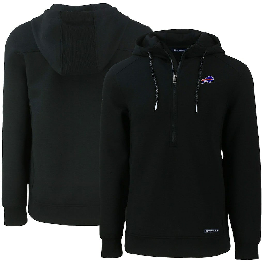 Buffalo Bills  Cutter & Buck Primary Mark Roam Eco Recycled Half-Zip Pullover Hoodie