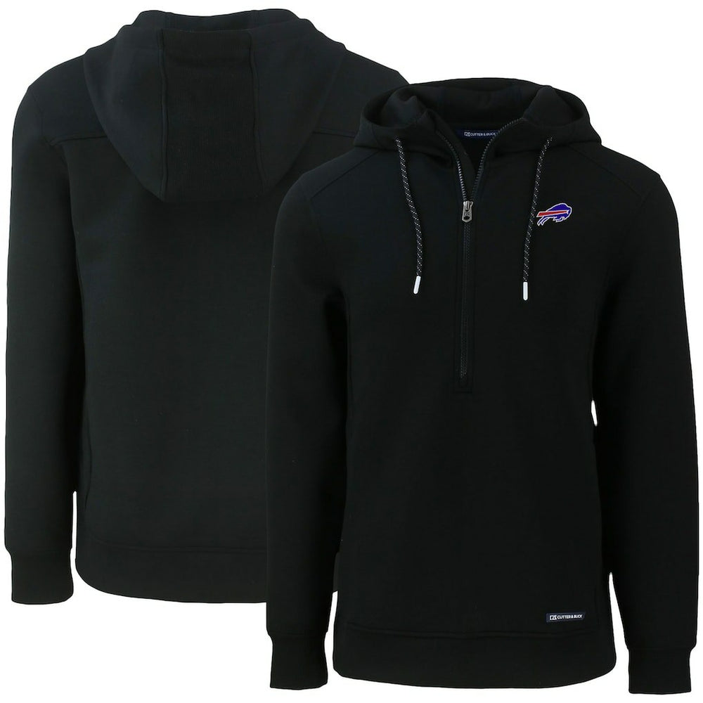 Buffalo Bills  Cutter & Buck Primary Mark Roam Eco Recycled Half-Zip Pullover Hoodie