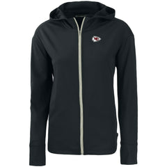 Kansas City Chiefs  Cutter & Buck Women's Primary Mark Daybreak Eco Recycled Full-Zip Hoodie