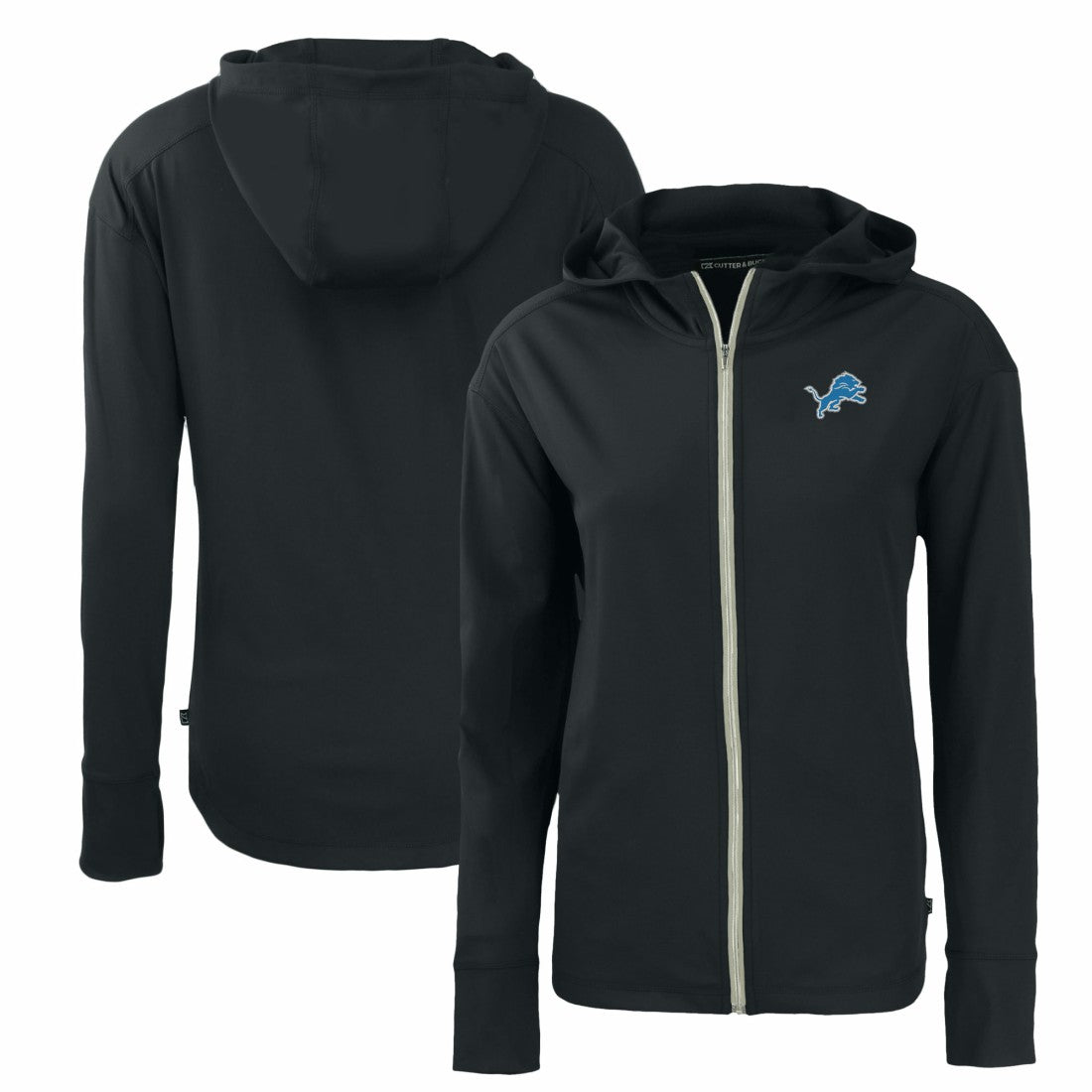 Detroit Lions  Cutter & Buck Women's Primary Mark Daybreak Eco Recycled Full-Zip Hoodie