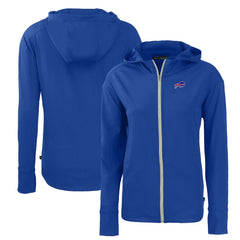 Buffalo Bills  Cutter & Buck Women's Primary Mark Daybreak Eco Recycled Full-Zip Hoodie