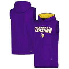 Minnesota Vikings  MSX by Michael Strahan Captain Sleeveless Hoodie T-Shirt