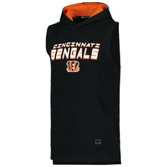 Cincinnati Bengals  MSX by Michael Strahan Captain Sleeveless Hoodie T-Shirt