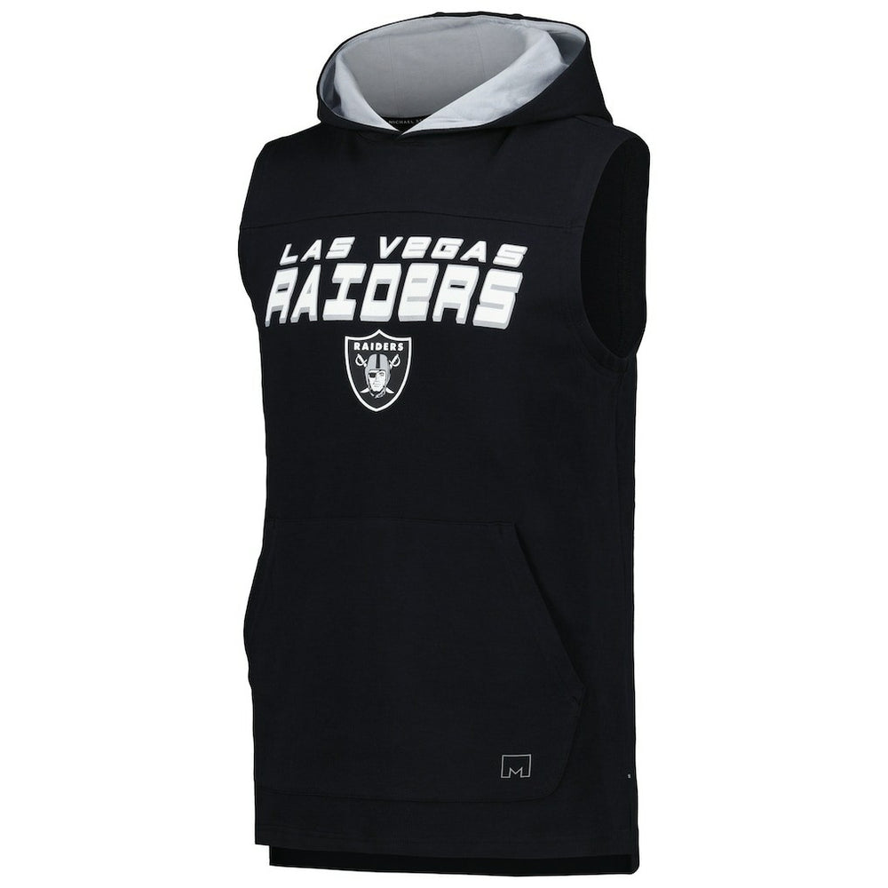 Las Vegas Raiders  MSX by Michael Strahan Captain Sleeveless Hoodie T-Shirt
