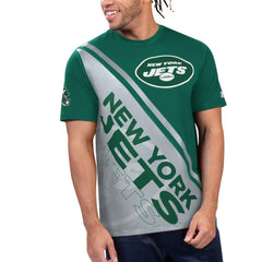 New York Jets  Starter Finish Line Extreme Graphic T-Shirt