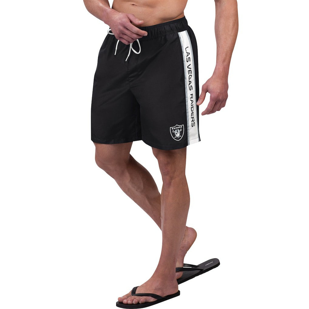 Las Vegas Raiders  G-III Sports by Carl Banks Streamline Volley Swim Shorts