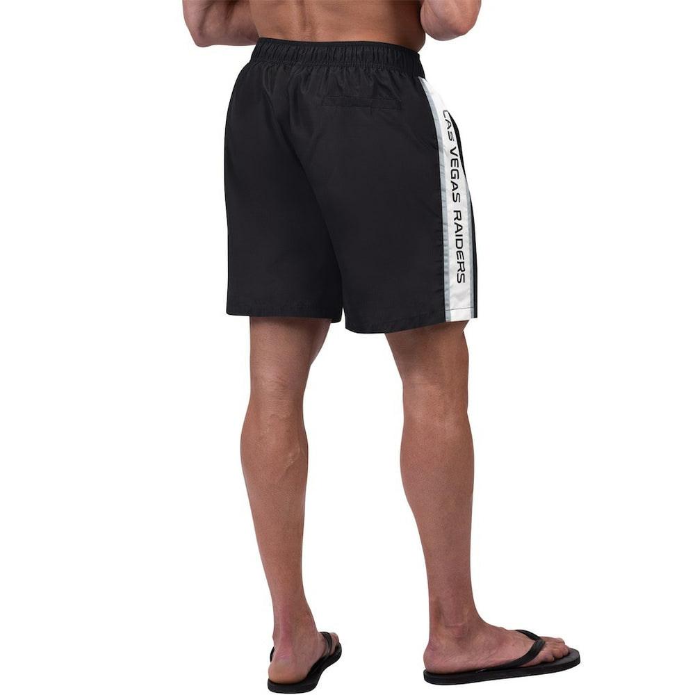 Las Vegas Raiders  G-III Sports by Carl Banks Streamline Volley Swim Shorts