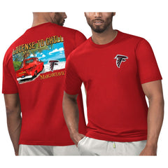 Atlanta Falcons  Margaritaville Licensed to Chill T-Shirt