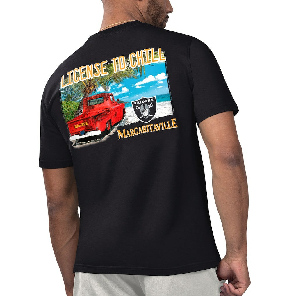 Las Vegas Raiders  Margaritaville Licensed to Chill T-Shirt