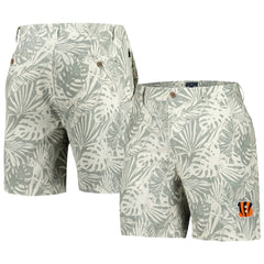 Cincinnati Bengals  Margaritaville Sandwashed Monstera Print Amphib Shorts