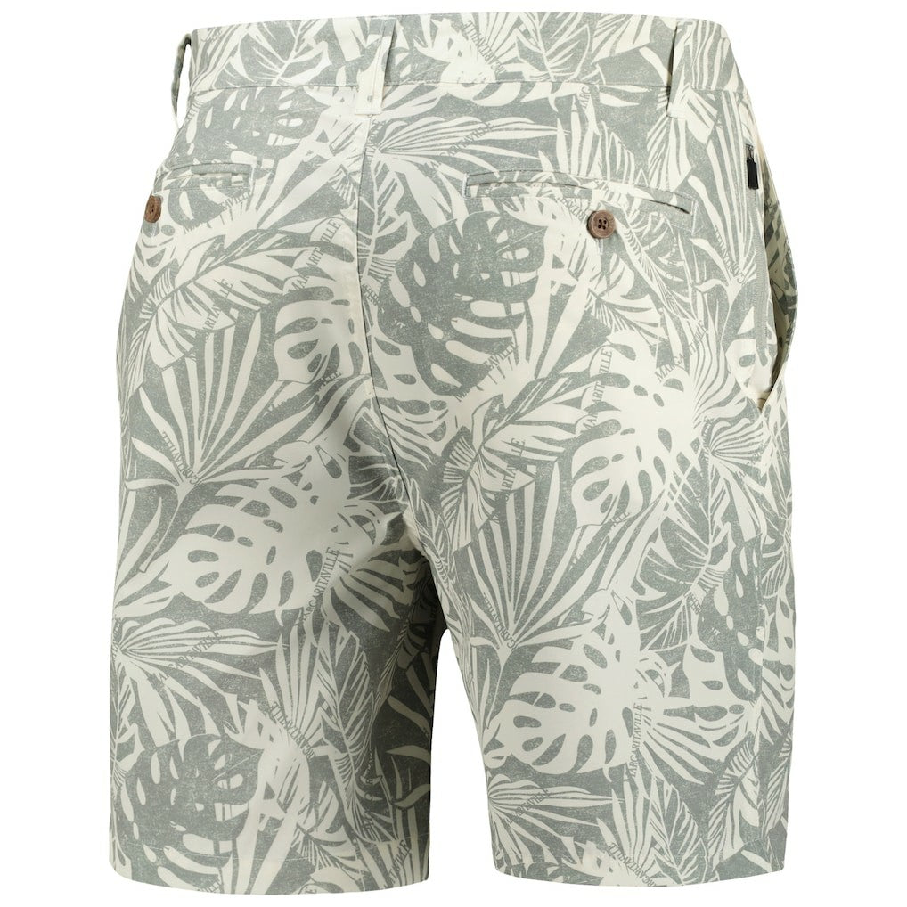 Cleveland Browns  Margaritaville Sandwashed Monstera Print Amphib Shorts