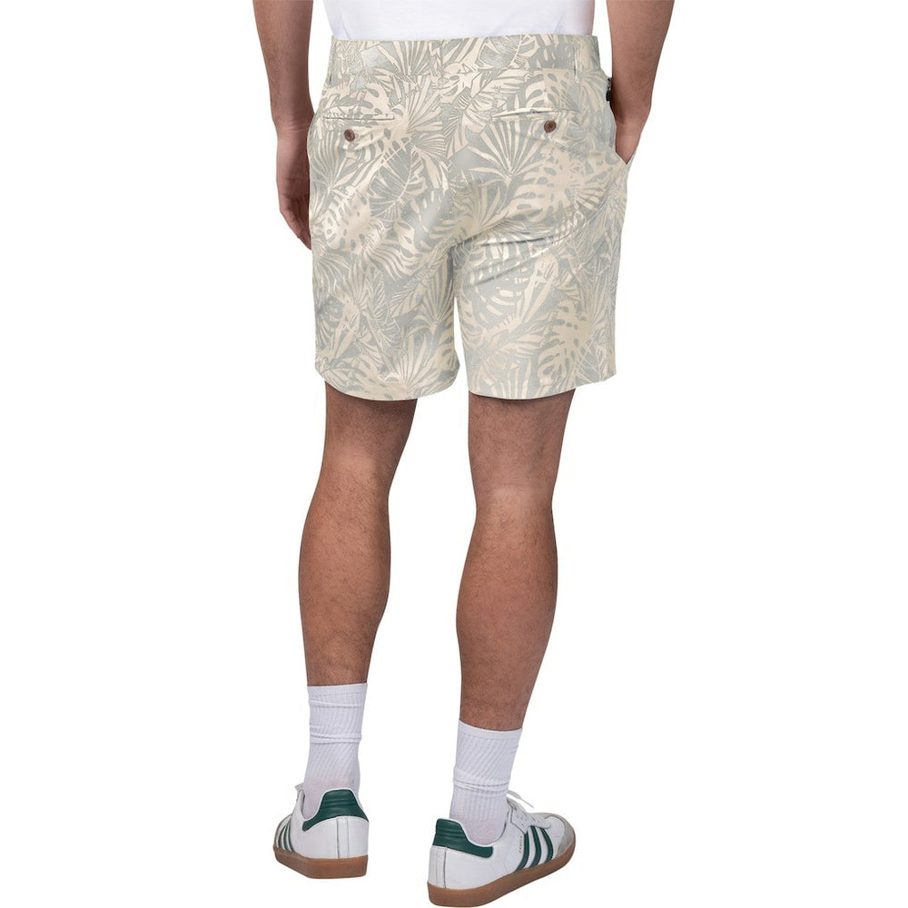 Miami Dolphins  Margaritaville Sandwashed Monstera Print Amphib Shorts