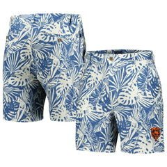 Chicago Bears  Margaritaville Sandwashed Monstera Print Amphib Shorts