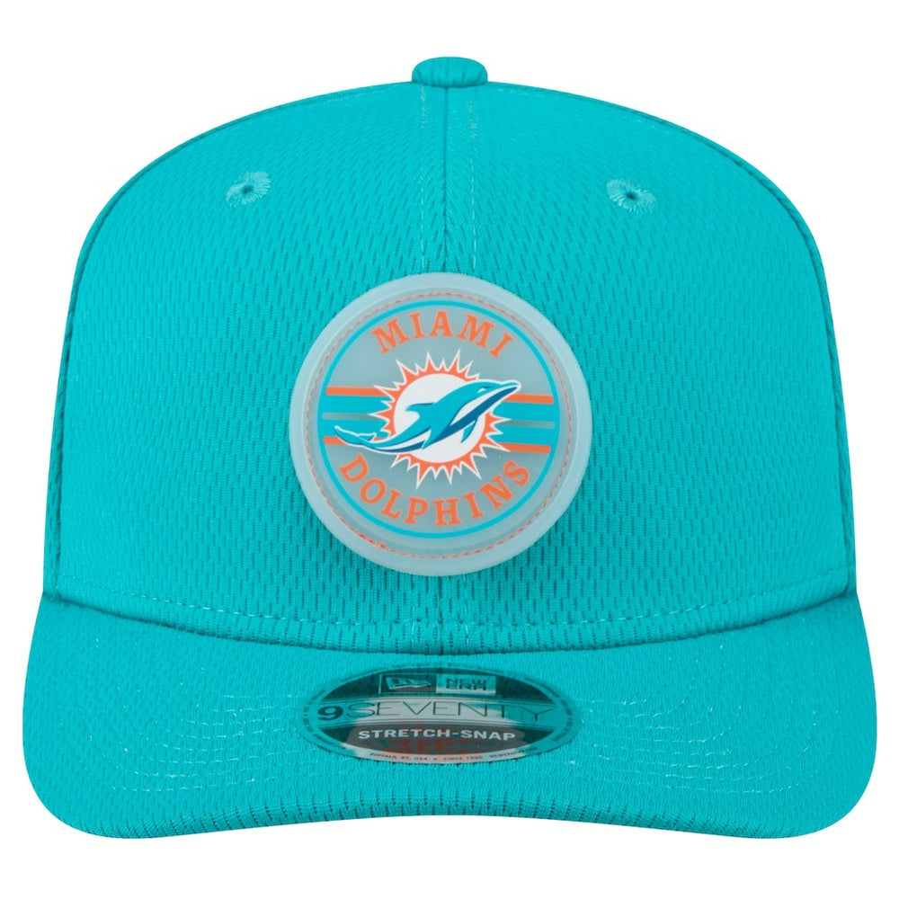 Miami Dolphins New Era Adventure Patched 9SEVENTY Stretch-Snap Adjustable Hat