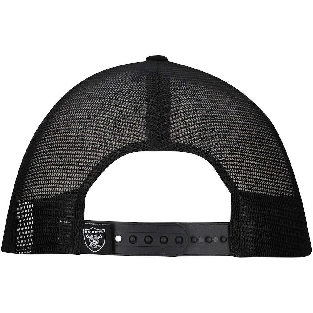 Las Vegas Raiders New Era Distressed 9FIFTY A-Frame Snapback Hat
