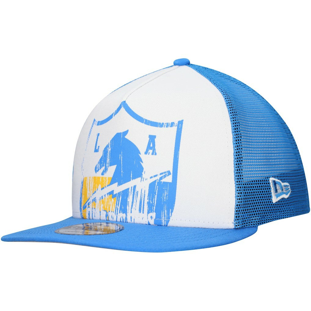Los Angeles Chargers New Era Distressed 9FIFTY A-Frame Snapback Hat