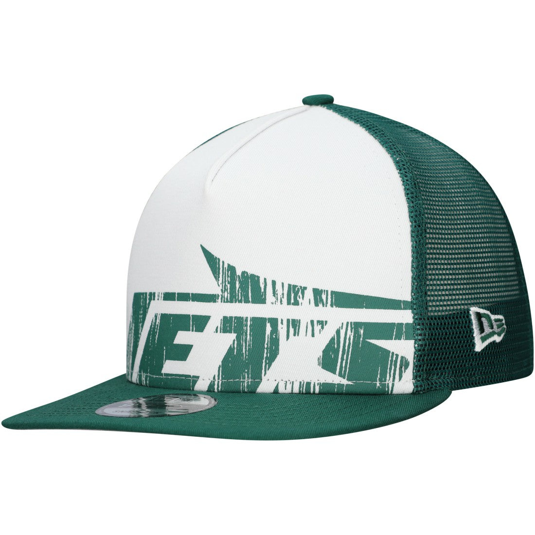 New York Jets New Era Distressed 9FIFTY A-Frame Snapback Hat
