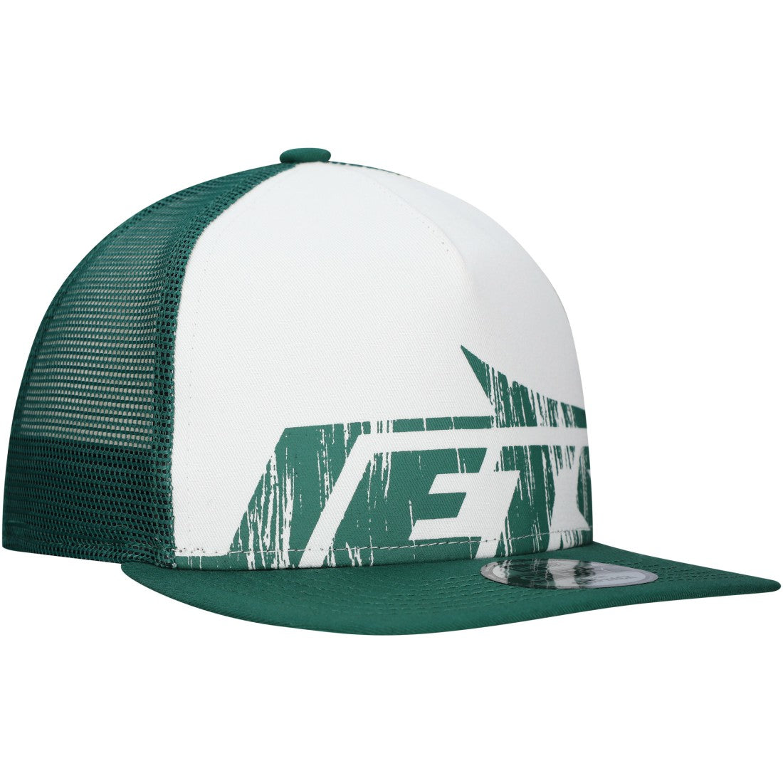 New York Jets New Era Distressed 9FIFTY A-Frame Snapback Hat