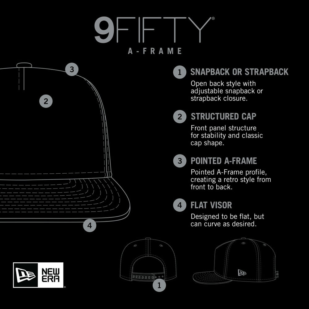 New York Jets New Era Distressed 9FIFTY A-Frame Snapback Hat