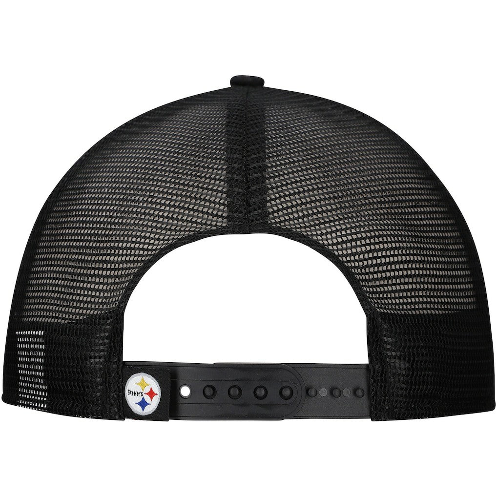 Pittsburgh Steelers New Era Distressed 9FIFTY A-Frame Snapback Hat