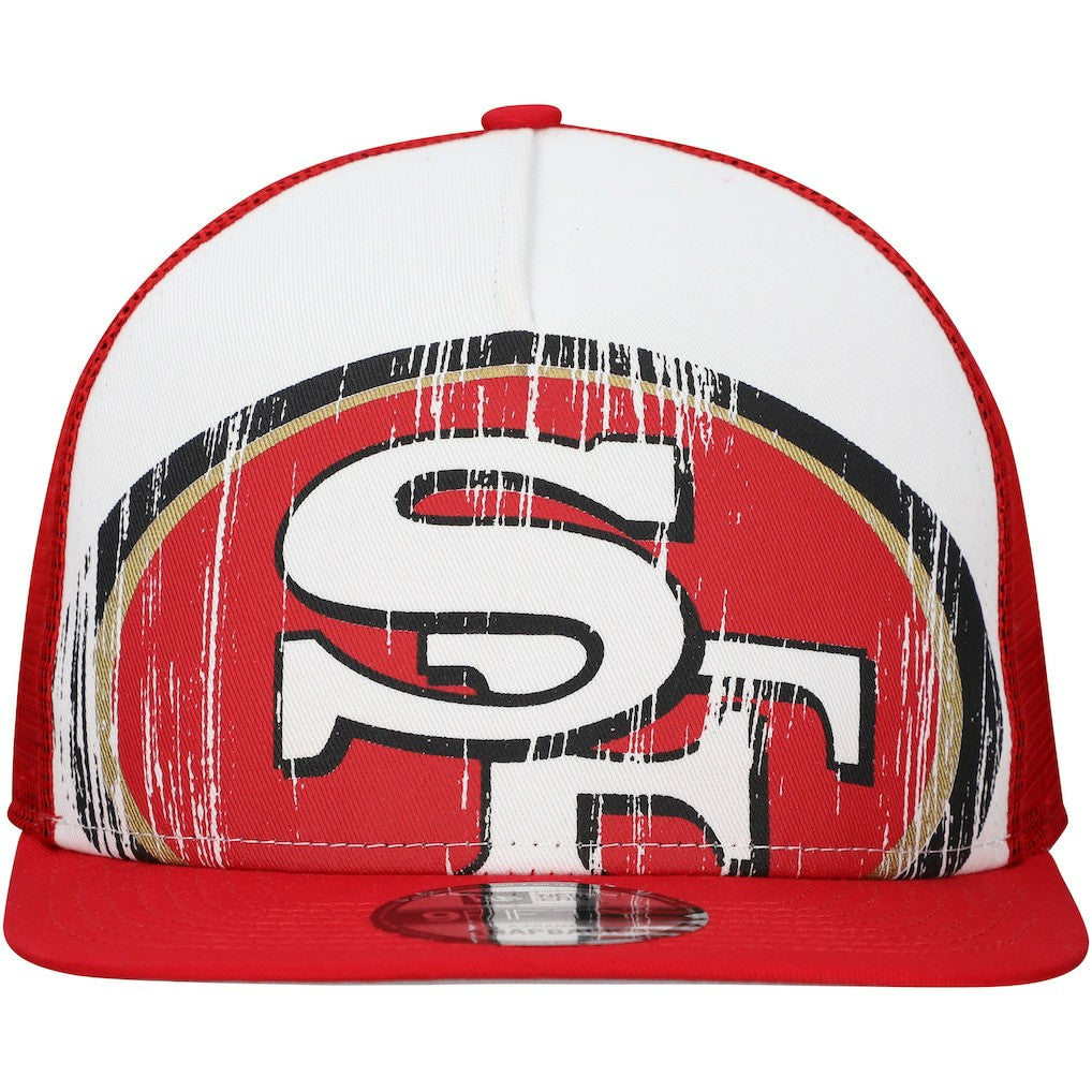 San Francisco 49ers New Era Distressed 9FIFTY A-Frame Snapback Hat